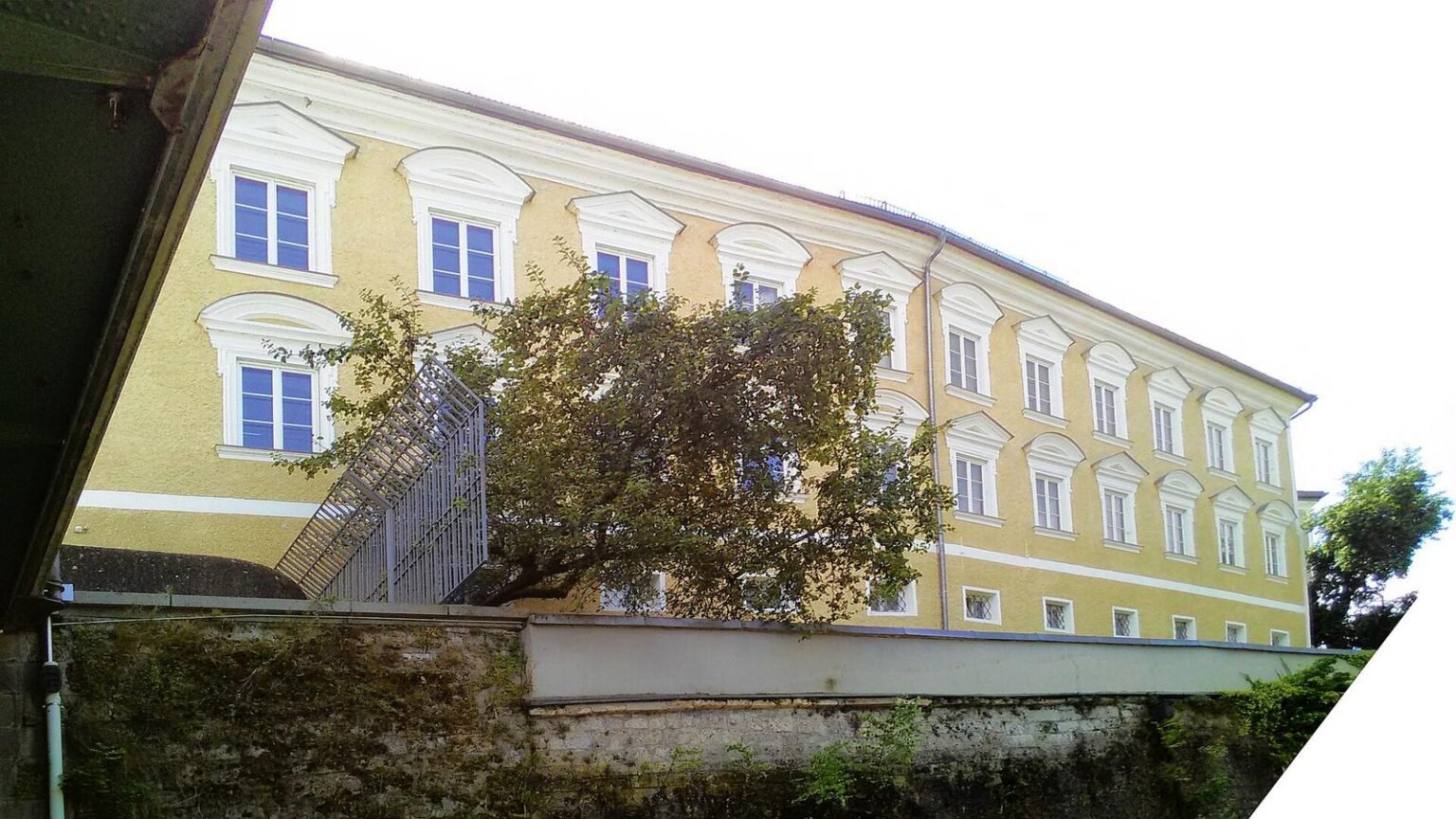 Braunau am Inn vom Innufer aus gesehen